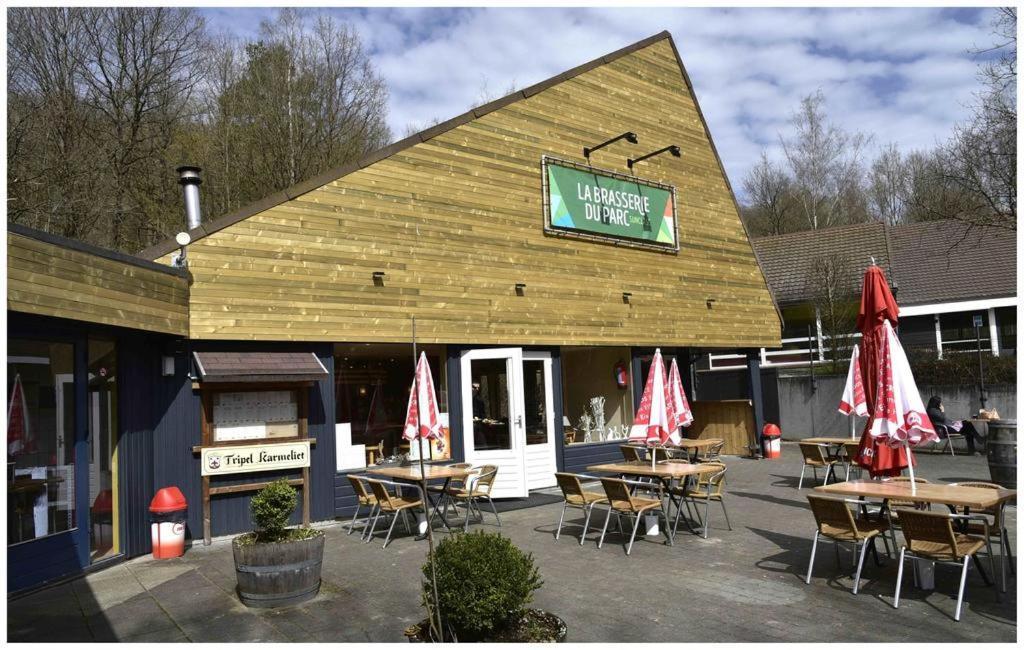 Heavenly Renovated Cabin Near Pittoresque Durbuy - Whistler Villa Exteriör bild