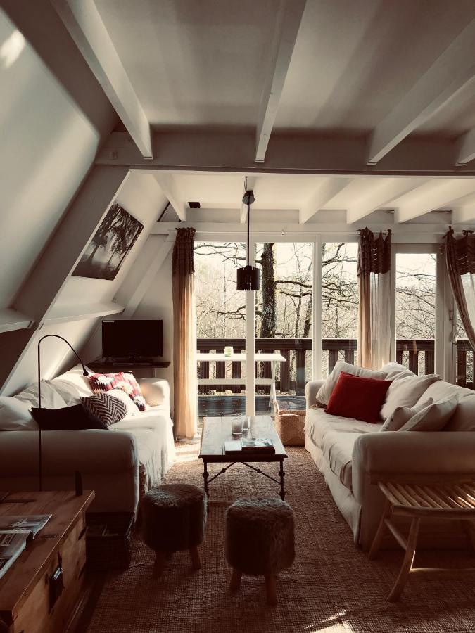 Heavenly Renovated Cabin Near Pittoresque Durbuy - Whistler Villa Exteriör bild