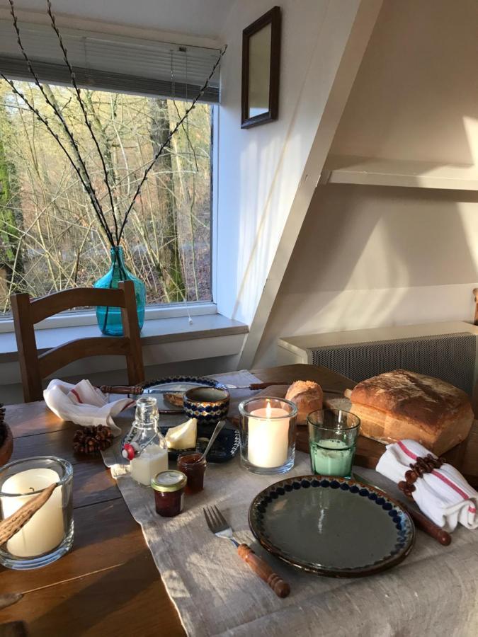 Heavenly Renovated Cabin Near Pittoresque Durbuy - Whistler Villa Exteriör bild